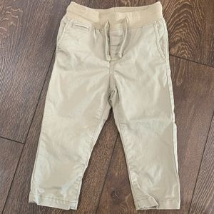18-24 Months Baby Gap Drawstring Chino Pants Kahki Color